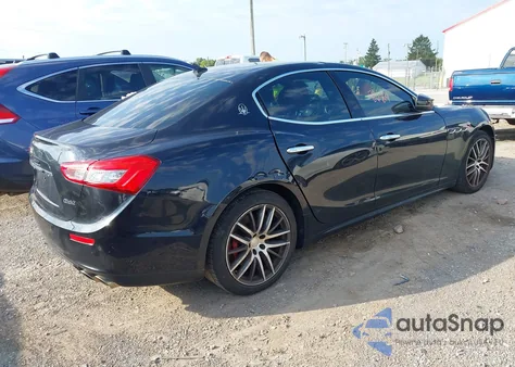 2017 Maserati Ghibli S Q4 из США, поврежденный, VIN ZAM57RTA9H1240885